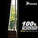 ColorBird 100% Boho Blackout Curtains 2 Panels 63 Inch Black White Western Southwest Aztec Thermal Black Out Patterned Curtain Drapes for Living Room Bedroom