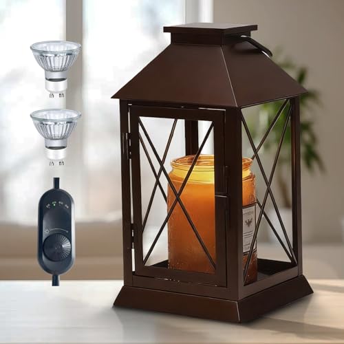 Aaffkaa Candle Warmer Lamp with Timer Dimmable,Electric Candle Lamp Warmer