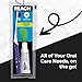 Reach Ultraclean Travel Kit Toothbrush with Toothbrush Cap and Toothpaste, Multi-Angled, Soft Bristles, TSA-Airport Friendly, Resealable, Portable and Reusable Bag
