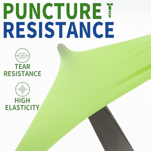 Image of Nitrile Disposable Green 3.5mil Powder-Free Latex-Free Medical Food Gloves | Powder-free, Latex-free,Food-grade,Industrial-grade,Green,Comfortable fit,Examination,Food Use,House Home Cleaning