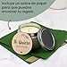 Imagen de CONTRAXT Regalo original Vela con tarjeta de madera Te quiero