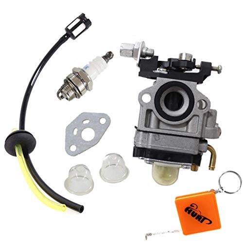 HURI Carburetor Service Kit for Mac Allister Macallister MBCP254 MGTP254 MCBP254 123054025/1 With Gasket Primer Bulb Spark Plug Carburettor