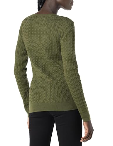 Image of Amazon Essentials Women's Lightweight Cable Knit Long Sleeve Sweater