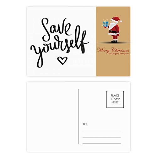 Cartes postales Save Yourself à envoyer à vos proches pour un Noël plein d'humour