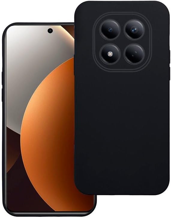 Cool Silicone Case for Xiaomi Redmi Note 15 Pro 5G (Black)