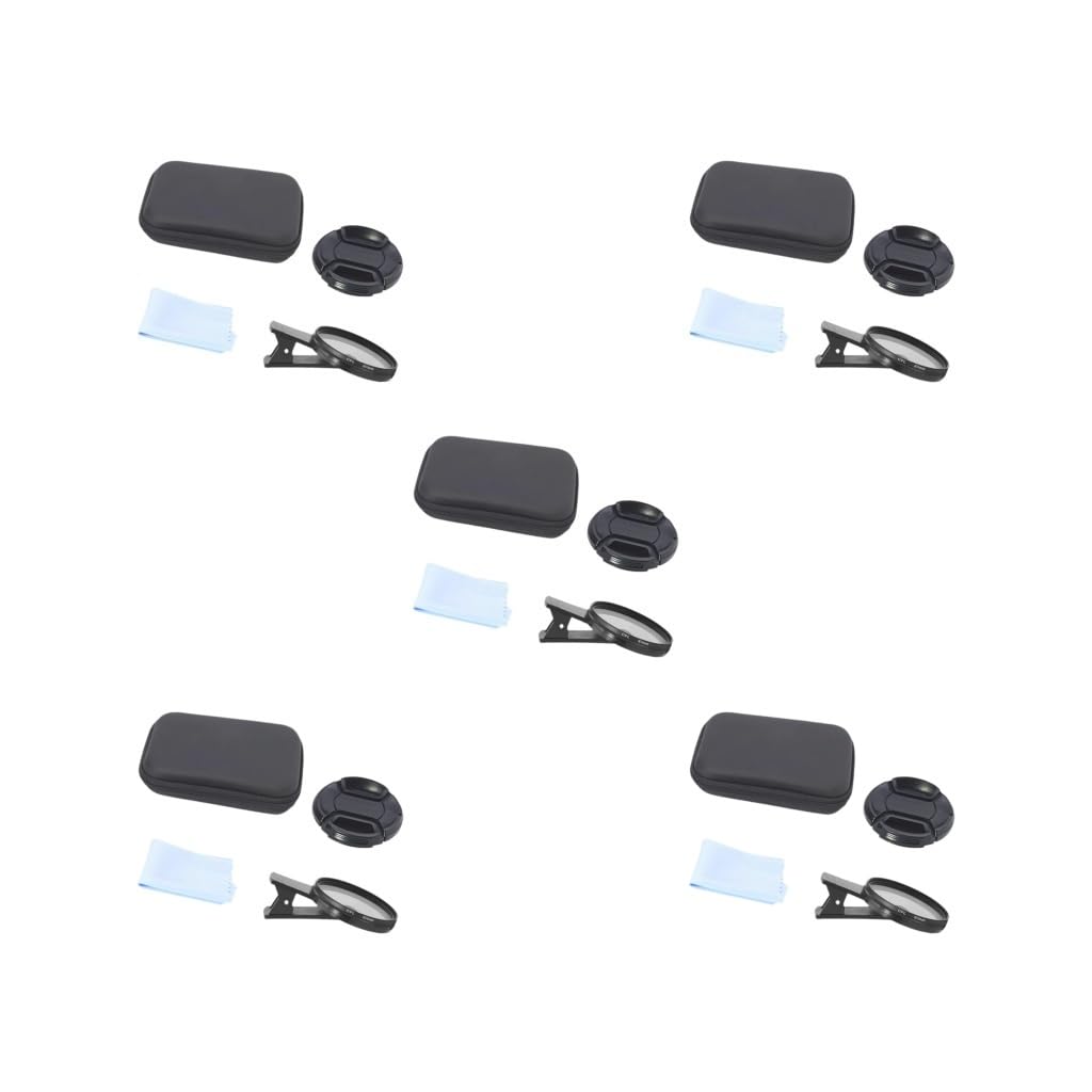 5 set di 67 mm CPL filtro polarizzatore obiettivo fotocamera per la maggior parte dei modelli di cellulari tipo C