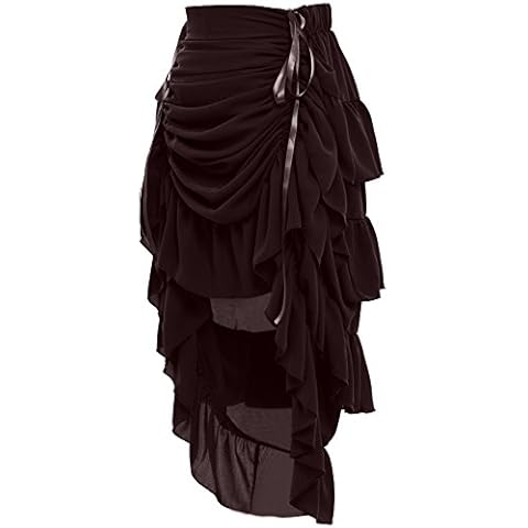 Victorian Steampunk Ruffle Skirt by GRACEART Cover