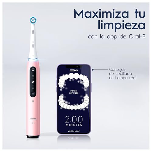 Oral-B iO 5N Elektrische Zahnbürste, Rosa, mit Bluetooth, 1 Bürste, 1 Reiseetui – Bild 7