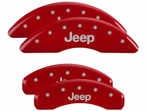 Jeep キャリパーブレーキカバー 4個セット MGP 正規品 ジープ JL ラングラー 2ドア 4ドア 専用設計