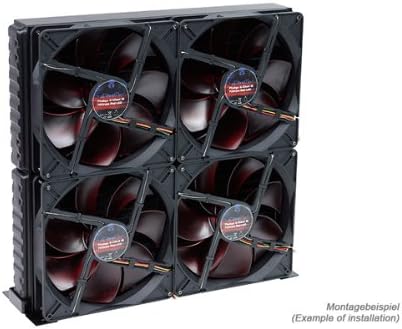 Phobya Nova Fan Grill 4x180mm Black Water Cooling Radiators
