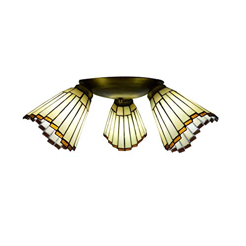 Lustre Tiffany vintage multicolore pour illuminer la salle à manger
