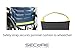 Secure Wheelchair Wedge Pommel Cushion for Seniors with Safety Straps & Convex Bottom – Prevents Forward Sliding, Improves Positioning, Transfers, Pressure Relief, Elderly Fall Prevention