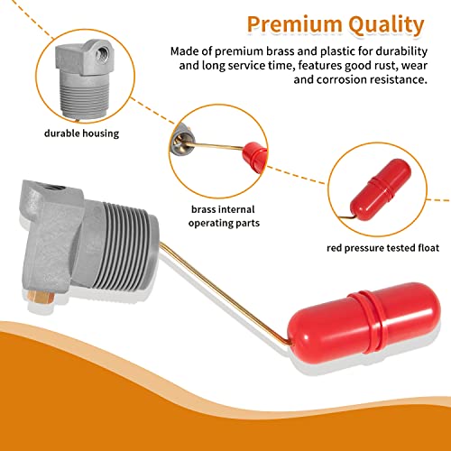 Ersatz für F93B-1C Luftvolumenregler für tiefe Brunnen und Wassertanksystem, für Tank mit mindestens 9 Zoll Durchmesser, mit 1/4 Zoll Wasserhahn
