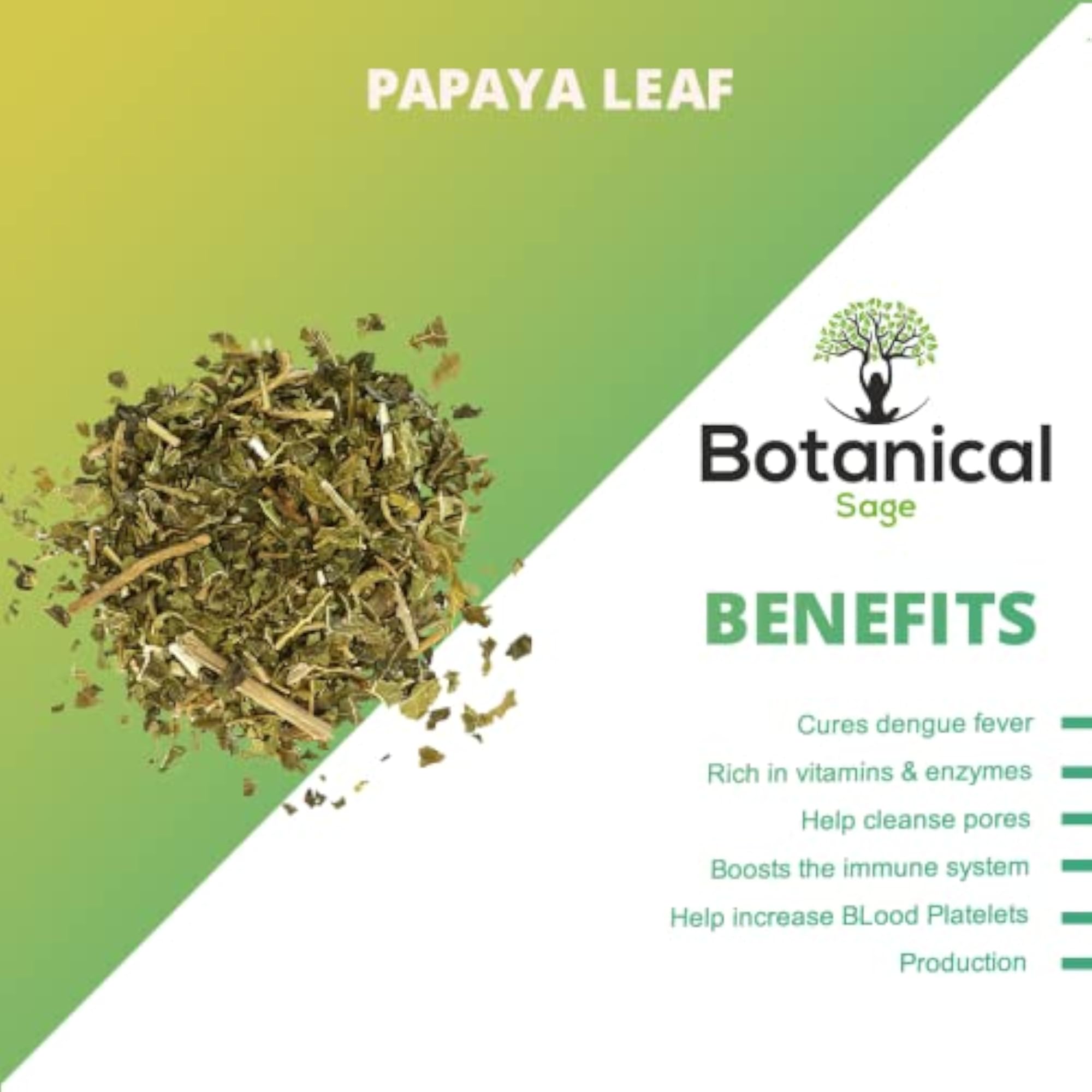 Botanical Sage Papaya Leaf for Tea and Skin Care