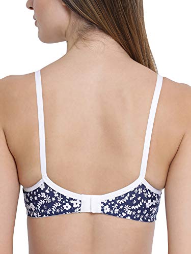 Image of Clovia Women's Cotton Non-Padded Non-Wired Floral Print Full Cup Bra