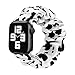 MONOBLANKS Scrunchie Elastic Watch Band Compatible with Apple Watch Band 38mm/40mm/41mm 42mm/44mm/45mm,Thick Elastic Band Replacement for iWatch Series 7/SE/6/5/4/3/2/1(Cow, 38MM/40MM/41MM)