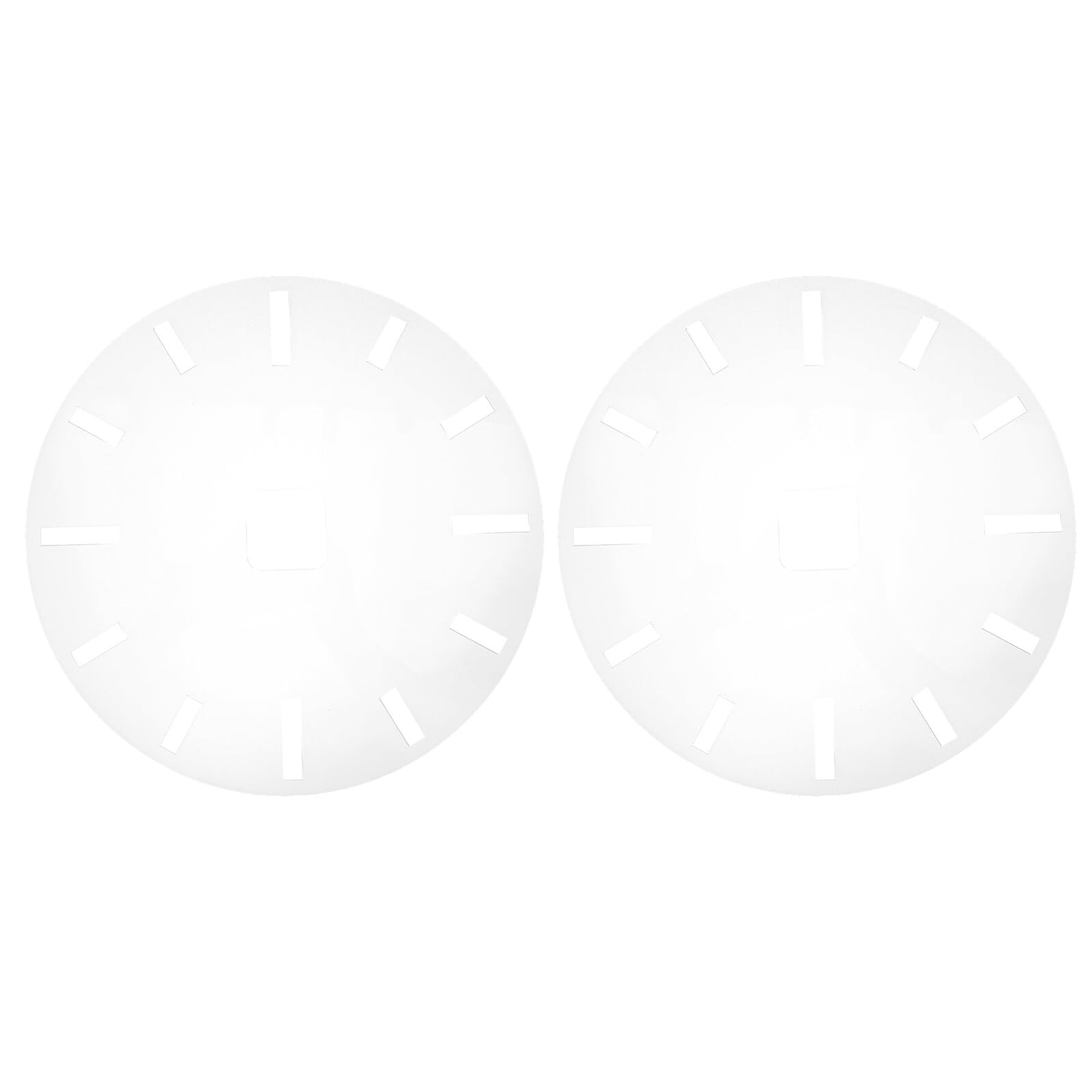 Plantillas de reloj DOITOOL redondas de acrílico para manualidades y decoración