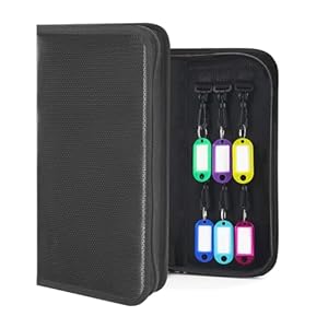 Odrxian Tragbarer Schlüssel-Organizer mit 12 Haken