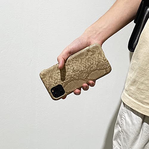 Coque serpent café clair pour iPhone 11 12 Pro Max XR et Huawei P30 - 3