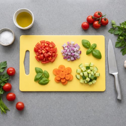Image of Plastic Chopping Board with Handle (30x20 Cm)