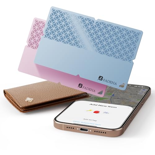 Image of 2026 [Apple MFi Certified] (iOS Only) Bluetooth Tracker Smart Card for Apple Find My iPhone Wallet GPS Tracker, 5-10 Years Staying Power, Keys Finder and Item Locator for Keys, Bags, Passport