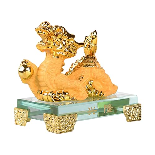 Regalo premuroso: cattura il potere maestoso del drago zodiacale cinese con questa magnifica statuetta. Delizia i tuoi cari con un simbolo di forza e fortuna ed esprimi i tuoi migliori auguri e benedizioni. Ideale per ogni occasione, questa statua tradizionale è il regalo perfetto che irradia calore e cura.