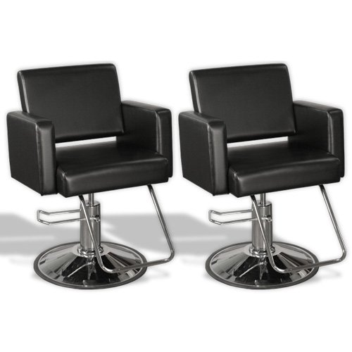 Havana Styling Chair in Black - Round Base - Sold in Quantities of Two from SalonSmart - (Ships Free!)