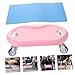 BESPORTBLE Healthy Abdominal Discs Workout Sliders Roller Abdominal Training Plate Exercise Equipment Comfortable Handle for Core Strength