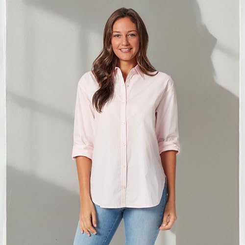 Image of Gloria Vanderbilt Women's Amanda Oversized Button Down Shirt with Roll-tab Sleeves