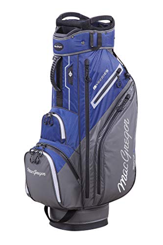 MACGREGOR Mactec 15 Series Bolsa Resistente Al Agua para Carrito de Golf, Hombre, Azul Marino y Gris, Talla única Cover
