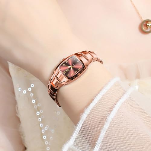 Image of OLEVS Watch Women Luxury Stainless Steel Small Wrist Dress Waterproof Analog