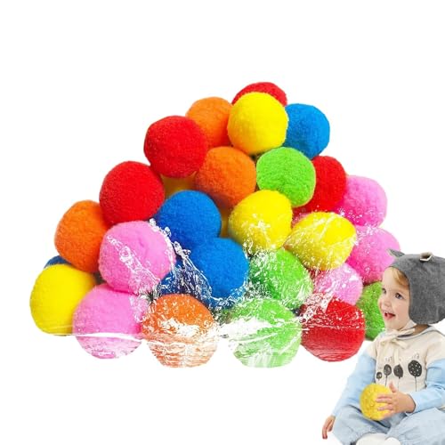 Genérico Pelotas De Agua Reutilizables,Juegos al Aire Libre para Niños con Bolas de Agua - Globos De Agua Portátiles Juguete Interactivo para Piscinas Playa Patio Trasero Parques Acuáticos