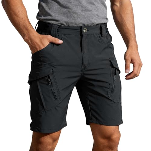 Short Cargo Extensible Utilitaire avec Multiples Poches Pratiques