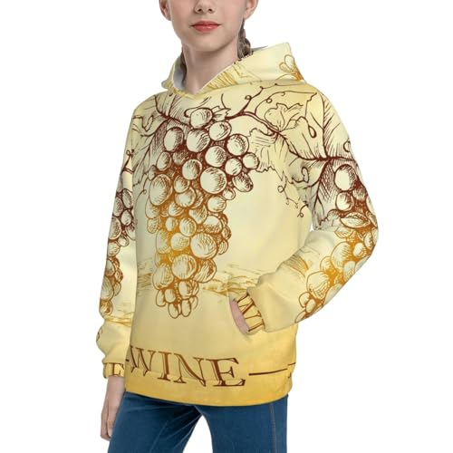Butterfly In Blossoms Zen Kid Hoodies Boys Sweatshirts Girls Pullover with Pocket2