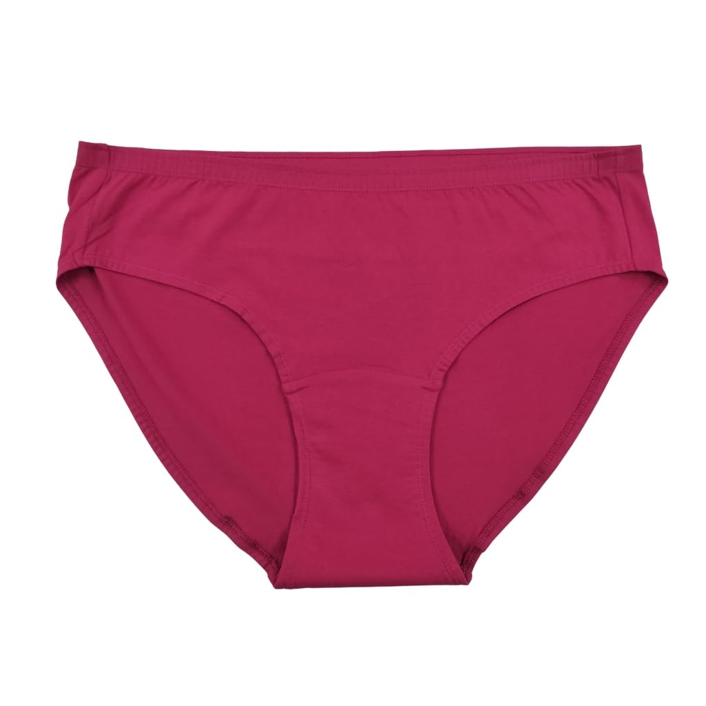 Pristine Life | Incontinence Underwear Women | Wash & Reusable | Absorbs Light Urine Leaks | Anti Bacterial, Hygienic & Leakproof | Comfy Cotton | Pack Of 1 | Dark Pink | 5XL (B0B4ZZNGZB) Amazon Price History, Amazon Price Tracker