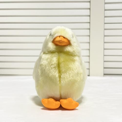 Poussin en peluche jaune et douce pour enfant de 30cm - 4