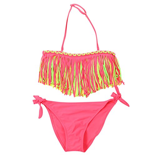 PanDaDa - Maillot deux pièces - Fille -  rouge - Large Cover