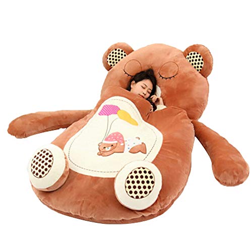 Soft stuffed toy Sac de Couchage d'hiver Matelas Simple Double Tatami, Matelas Moelleux surdimensionné Sac de Couchage Fille, Canapé Paresseux Sac de Couchage pour Enfants Tapis Rampant bébé Cover