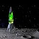 Mathmos Telstar Lavalampe Rakete - Blau/Pink