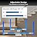 Stair Tread Template Tool - Upgrade Dual Nut Locking Stair Tread Measuring Tool Jig for Stair Tread Gauge, Stair Gauge Measuring Tool, Compatible with Many Types of Layout Projects-Blue