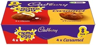 Cadbury Creme Egg & Caramel Egg 8 Pack 320g