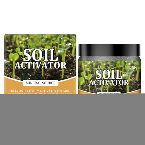 Acunny Boden Aktivator | 100g Bodenverbesserer - Mit Nährstoffen Pflanzenstärkung Für Wurzelbildung Rasen Hochbeet Tomate Bonsai Gemüse