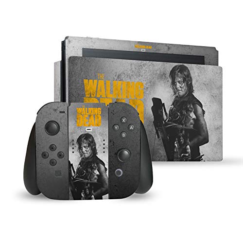 Autocollant Switch Daryl Dixon Idée Cadeau Geek Originale pour Fan de la Série The Walking Dead