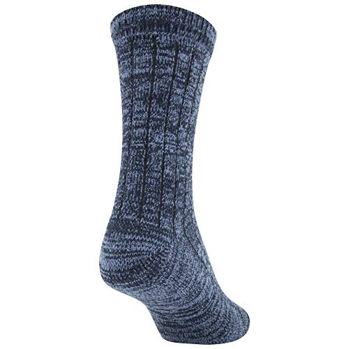 GOLDTOE Women's Ultra Soft and Cozy Crew Socks, 3-Pairs, Denim/Grey/Black, Shoe Size: 6-9 by GOLDTOE - Used condition - Image 5
