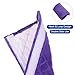 uxcell 2Pcs Refrigerator Door Handle Covers, Polyester Fiber Kitchen Appliance Decor Handles Protectors for Fridge, Dishwasher, Oven, Keep Clean from Food Dirt, Oil Dirt (Purple)