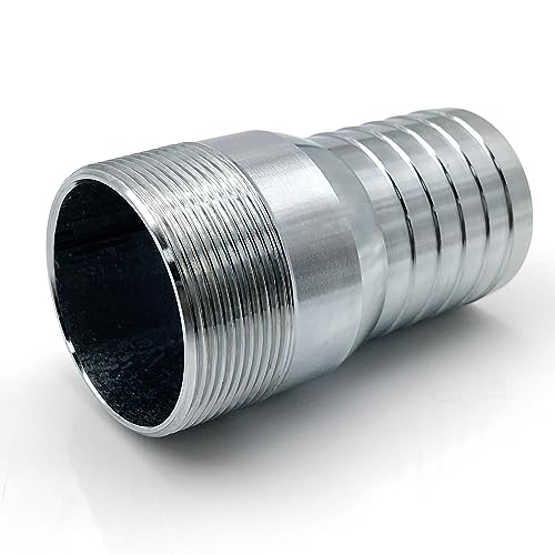 MUSTBEE Round Hole Suction Strainers and Combination Hose Connector Set for Pump, Plated Steel (1.5 inch set) by MustBee - Used condition - Image 4