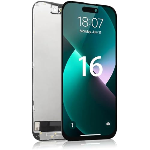 ETech61 Schermo LCD di ricambio per iPhone 16 Display In-Cell Touch Digitizer Assembly per iPhone 16 Modelli A3081 A3286 A3287 A3288