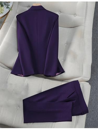 Office Blazer Trousers Sets Women's Suit Pants Sets Spring Fashion Elegant 2 Piece Work Outfit3