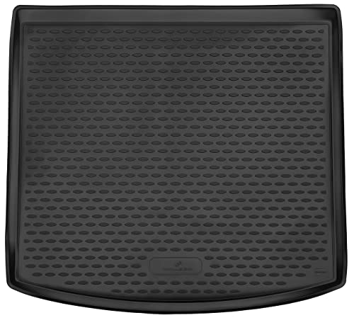 WALSER XTR Kofferraumwanne kompatibel mit Seat Leon ST (5F8) Kombi unterer Ladeboden 2012-2020, 100{ea1c484140a54bee7fffba349c6ed433b4447e0913e8542d45595dd1e764cd23} passgenaue Antirutschmatte Auto, Gummimatte Auto, Kofferraum Schutzmatte, Auto Gummimatten