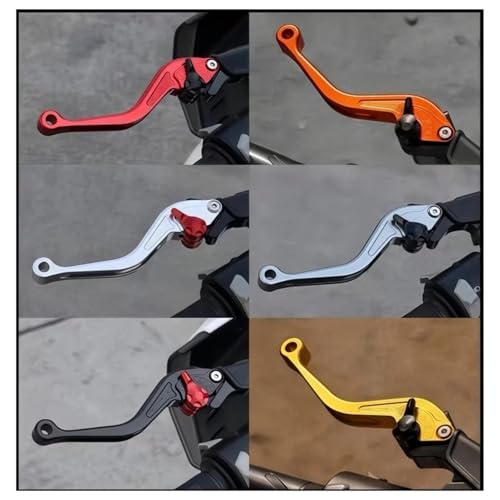 Palancas de embrague para motocicleta ajustables 3D evitan fatiga en Suzuki SV650 8